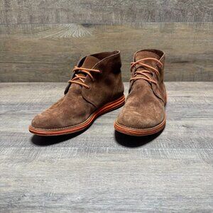 Cole Haan Lunagrand Woodbury Brown Suede Chukka Boots Men's Size 7.5